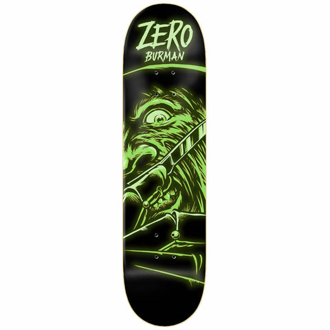 Zero Burman Fright Night GITD 8.25" Skateboard Deck