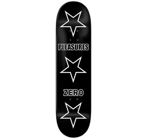 Zero x Pleasures Stars 8.25" Resin7 Black Dipped Skateboard Deck