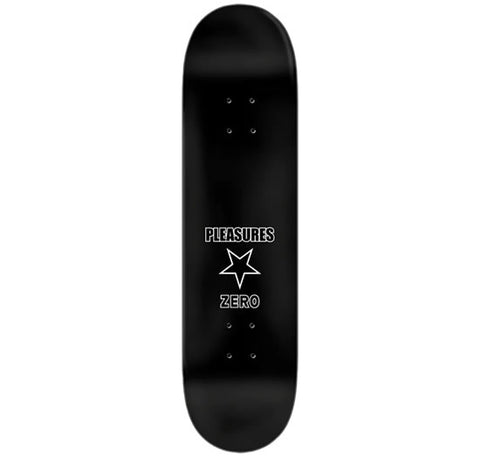 Zero x Pleasures Stars 8.25" Resin7 Black Dipped Skateboard Deck