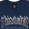 Thrasher Flame T-Shirt Navy/Black