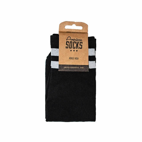 American Socks 'Black in Black' Ankle High Skatesokken