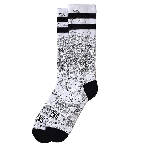 American Socks 'Barceloneta' Skatesokken