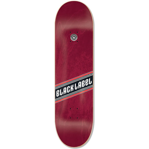 Black Label 'Top Shelf Knockout' 8.25" White Skateboard Deck