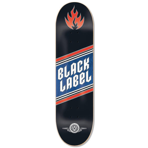 Black Label 'Top Shelf Knockout' 8.5" Black Skateboard Deck