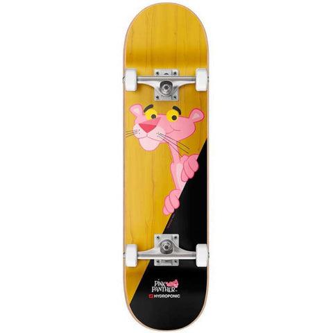 Hydroponic Pink Panther Cut Yellow 8.125" Skateboard Complete