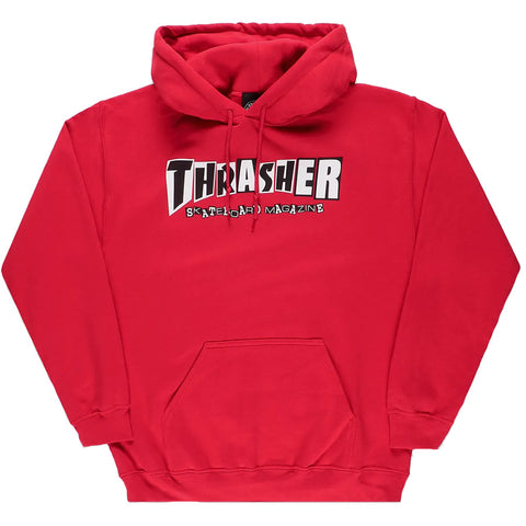 Thrasher x Baker Logo Hoodie Red