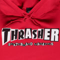 Thrasher x Baker Logo Hoodie Red