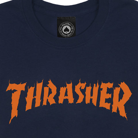 Thrasher Burn It Down T-shirt Navy