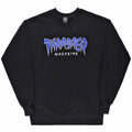 Thrasher Jagged Logo Crew Sweater Black