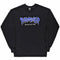 Thrasher Jagged Logo Crew Sweater Black