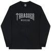 Thrasher Low Low Logo Longsleeve Black