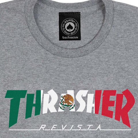 Thrasher Mexico T-shirt Sport Grey