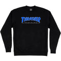 Thrasher Outlined Logo Crew Sweater Black/Blue