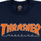 Thrasher Outlined Logo Crew Sweater Navy/Orange