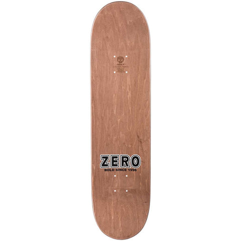 Zero Bold Black/White 8.25" Skateboard Deck