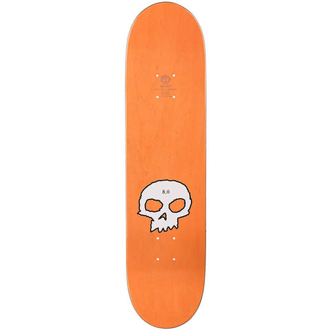Zero Single Skull Black Skateboard Deck