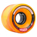 Chubby Hawgs 60mm/78A Orange & Yellow Swirl Longboard Wielen