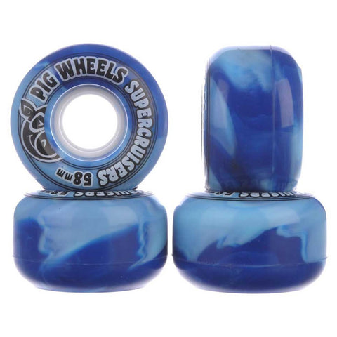 PIG Wheels Supercruisers 58mm/85A Skateboard Wielen
