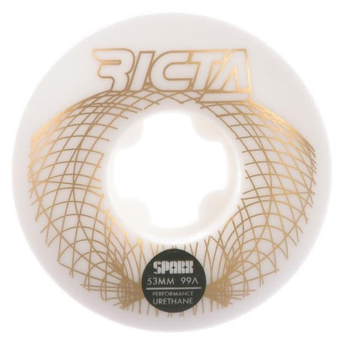 Ricta Wireframe Sparx White 99A/53mm Skateboard Wielen