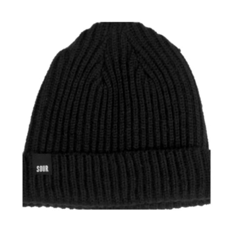SOUR Sweeper Beanie Black - QUICKLAND