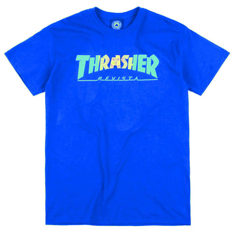 Thrasher Revista Argentina T-shirt Royal Blue