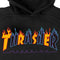 Thrasher Double Flame Hoodie Black