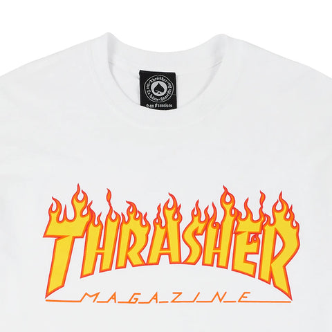 Thrasher Flame T-Shirt White