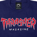 Thrasher Jagged Logo T-shirt Navy