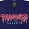 Thrasher Jagged Logo T-shirt Navy