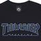 Thrasher Outlined T-shirt Black/Black