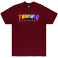 Thrasher Rainbow Mag T-shirt Maroon
