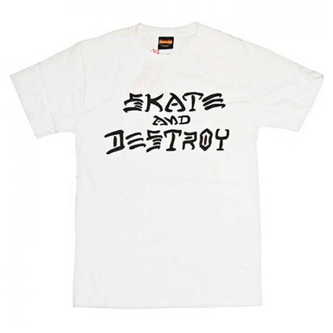 Thrasher Skate And Destroy T-Shirt White