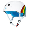 Triple Eight Certified Sweatsaver Helmet Rainbow White