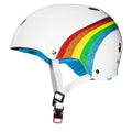 Triple Eight Certified Sweatsaver Helmet Rainbow White